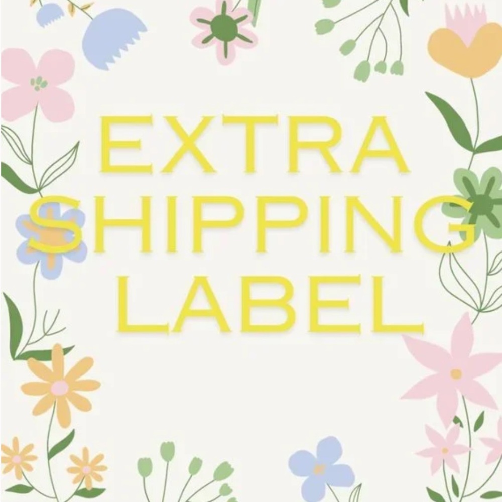 Extra Shipping Label - Picture 1 of 1